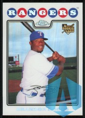 2008 Topps Chrome #CHR3 Brandon Boggs Rookie Card Rangers